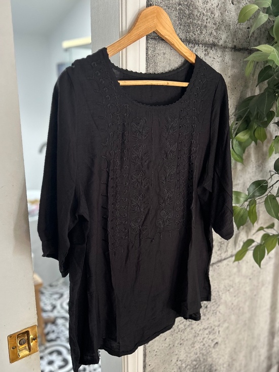 Tops - Linen Cotton Bohemian top NWOT L-XL